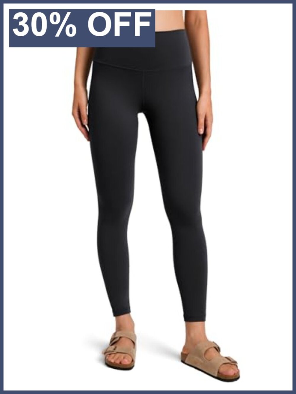 High Rise Seamless Workout Leggings 25" Inseam Athletic Yoga Pants